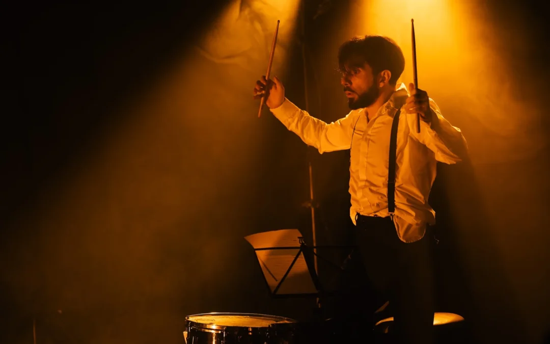 batteur scene ombrelles